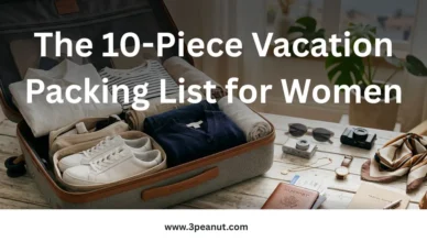 The 10 piece vacation packing list for women