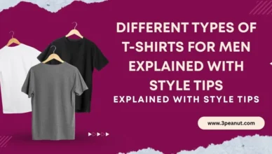 Featured image showing types of t-shirts for men - crew neck, v-neck, henley, polo, graphic tee, oversized and fitted styles with expert styling tips.